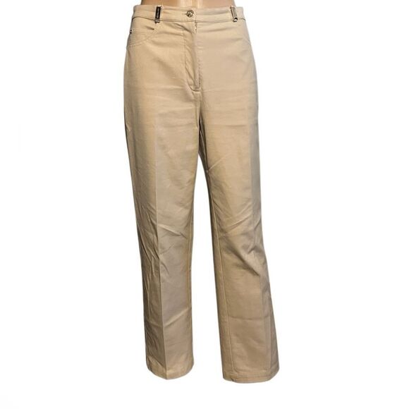 St. John Sport Essentials Women's Beige Dress Pants Size 2 Casual